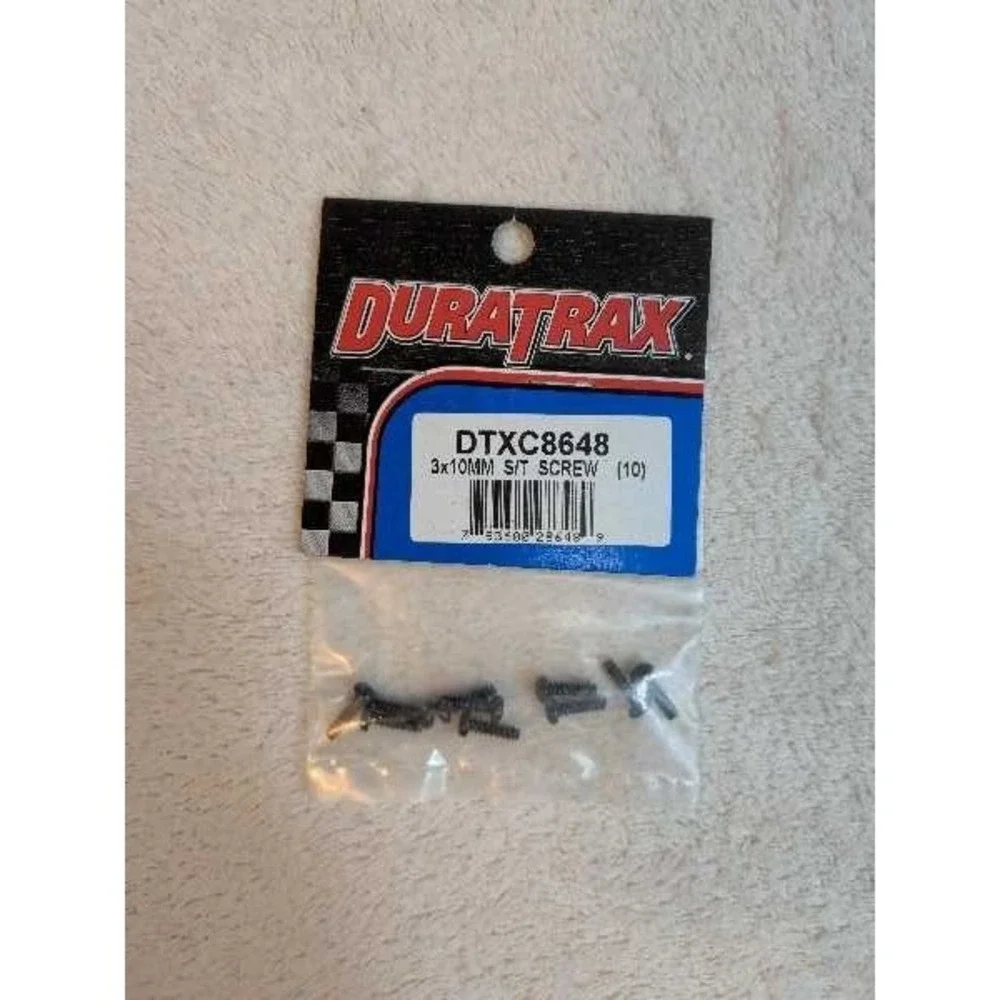 Duratrax DTXC8648 3x10MM S/T SCREW (10) RC Car Parts